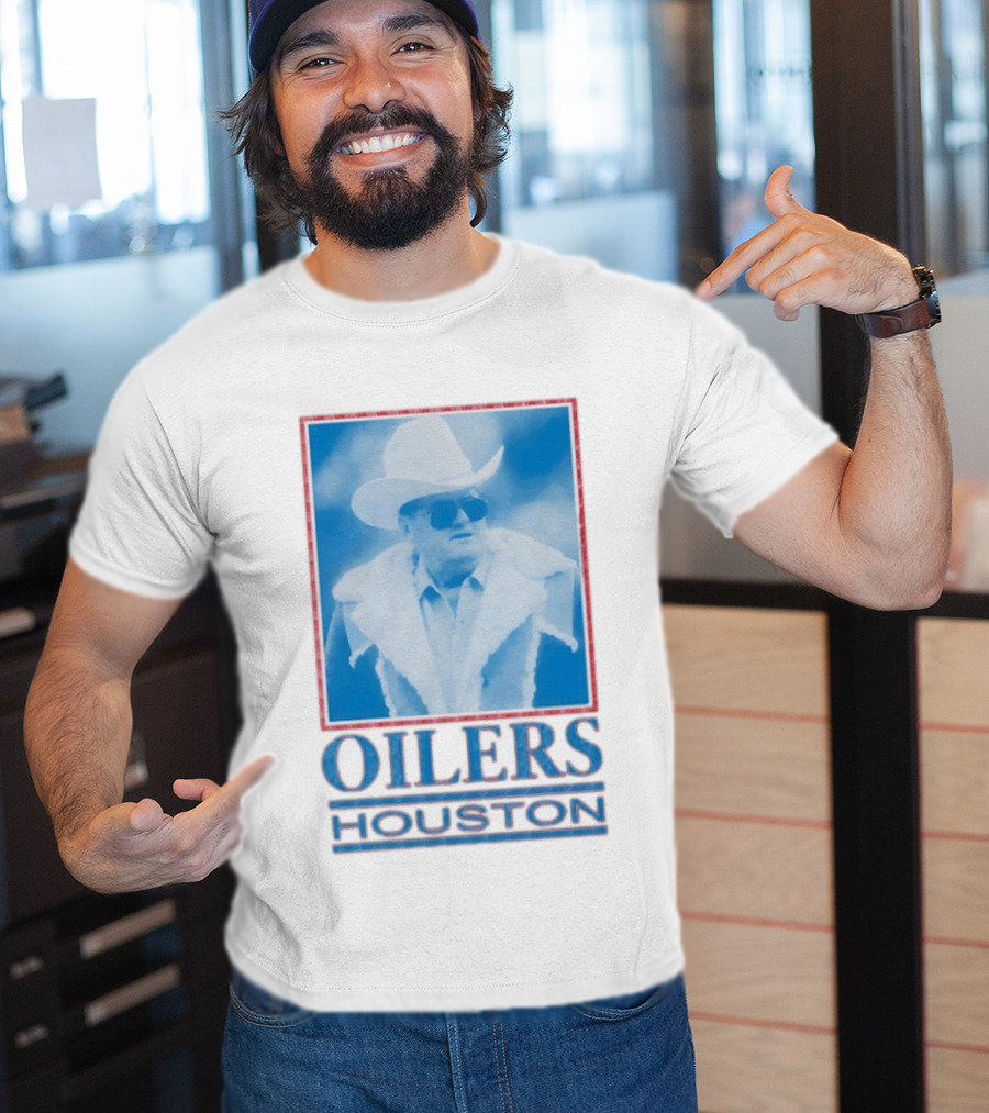 Houston Oilers Coach Bum Phillips T-Shirt