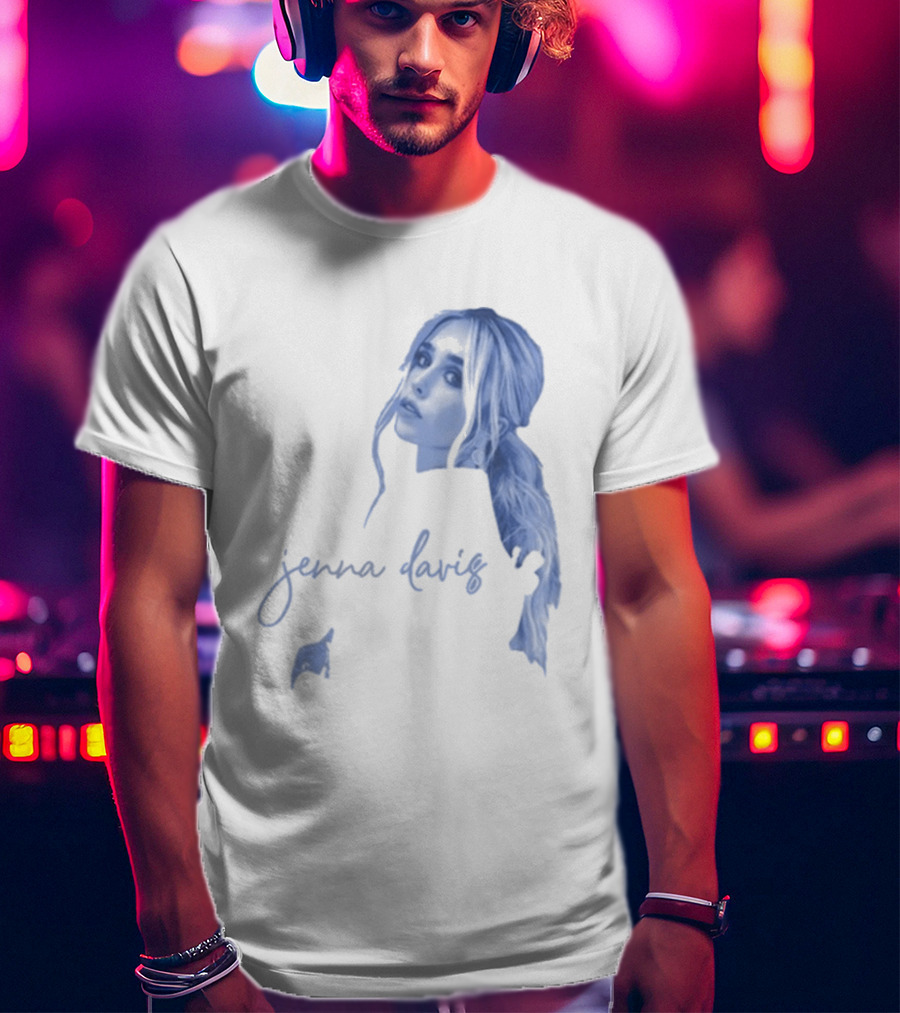 Jenna Davis Photo Blue T-Shirt