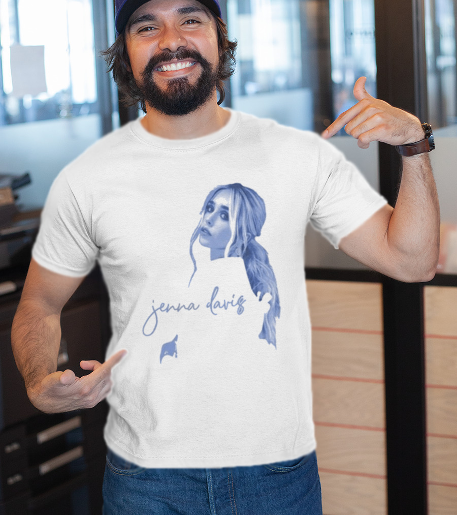 Jenna Davis Photo Blue T-Shirt
