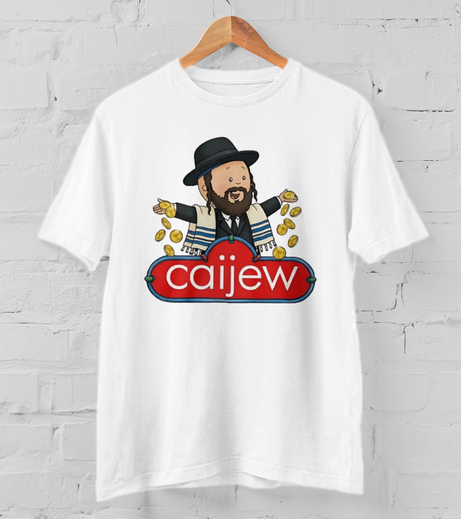 Jewish Caijew Meme Funny Rabbi Throwing Coins T-Shirt