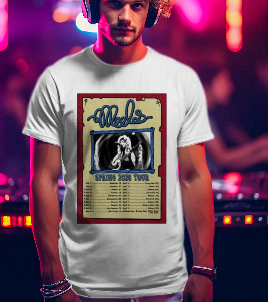 Meels Spring 2026 Tour Concert Dates And Locations T-Shirt