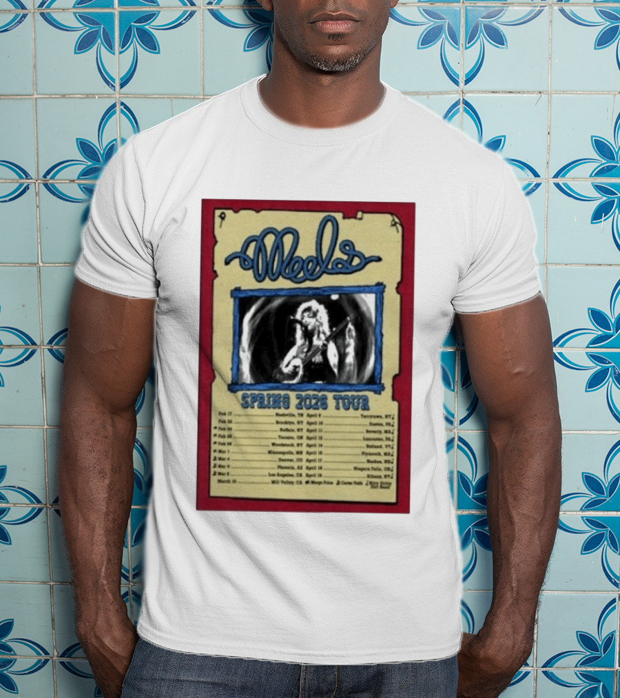 Meels Spring 2026 Tour Concert Dates And Locations T-Shirt