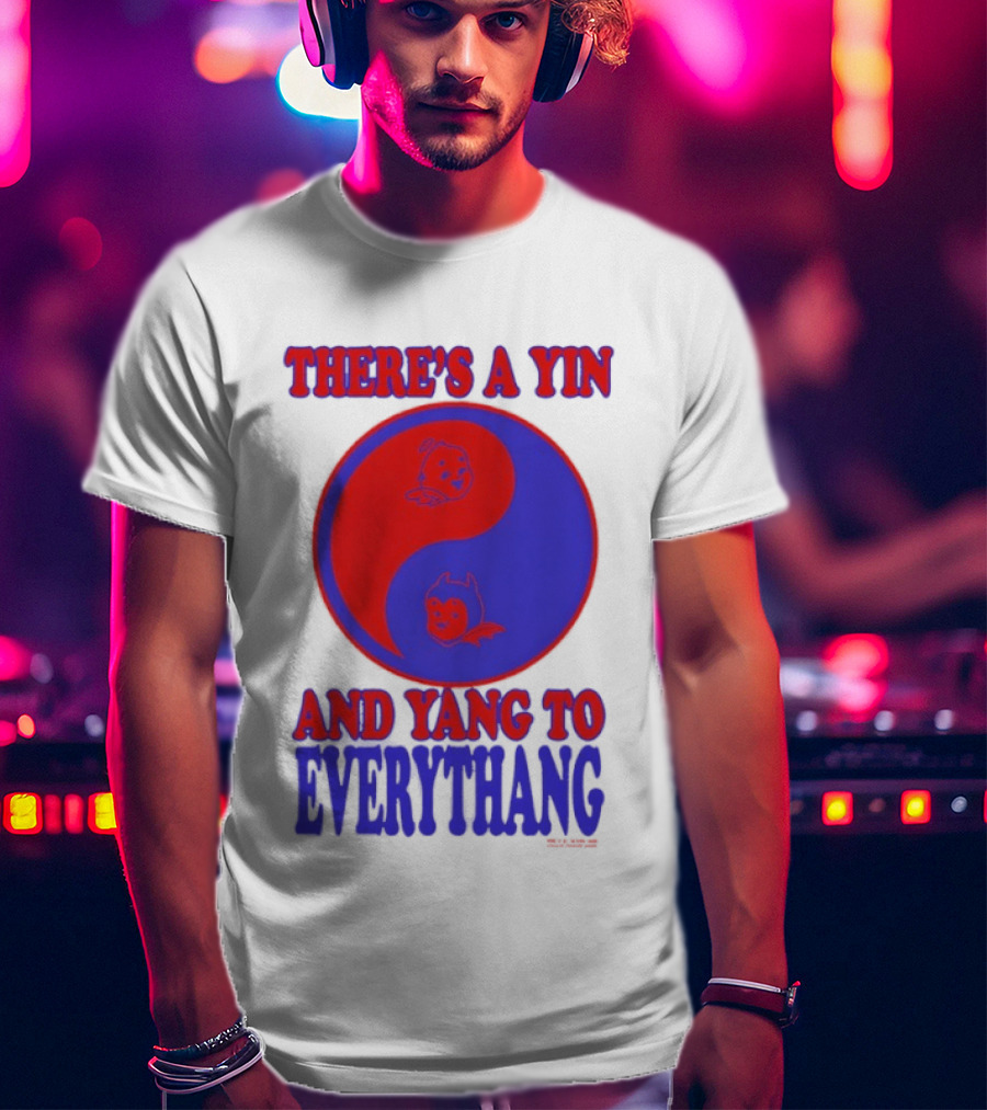 Yin Yang Duality With Angel Devil T-Shirt