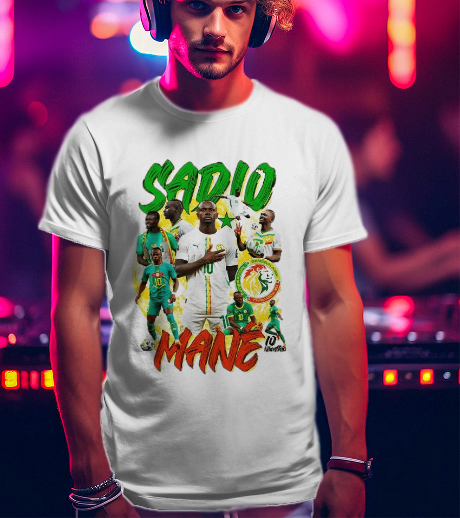 Sadio Mané Senegal National Football Team 10 2026 T-Shirt