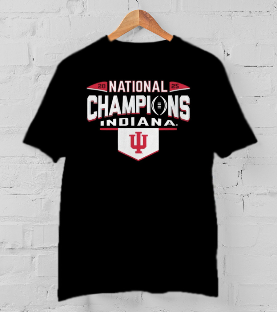 Indiana Hoosiers National Champions Football 2025 CFP T-Shirt