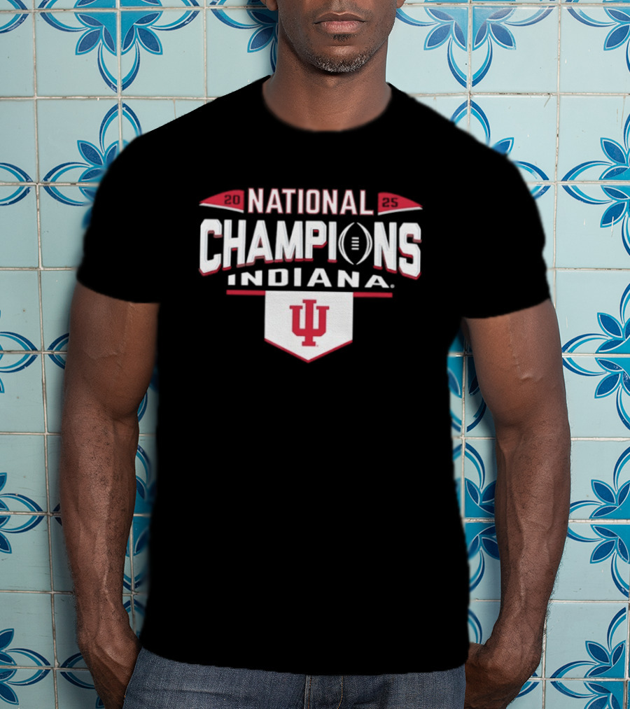 Indiana Hoosiers National Champions Football 2025 CFP T-Shirt