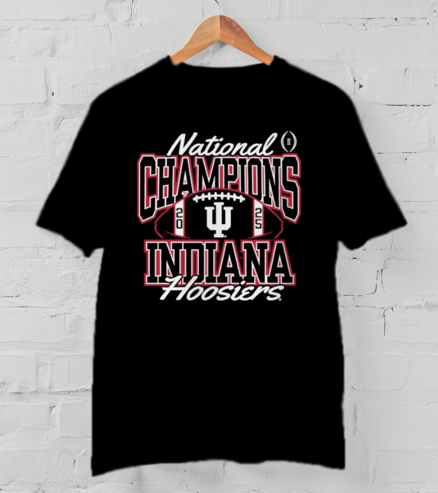 Indiana Hoosiers National Champions 2025 Football CFP Winners T-Shirt