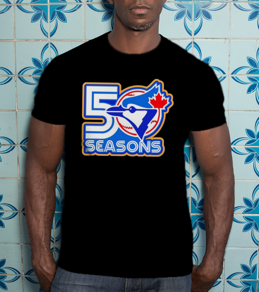 Blue Jays 50 Seasons Anniversary Celebration T-Shirt