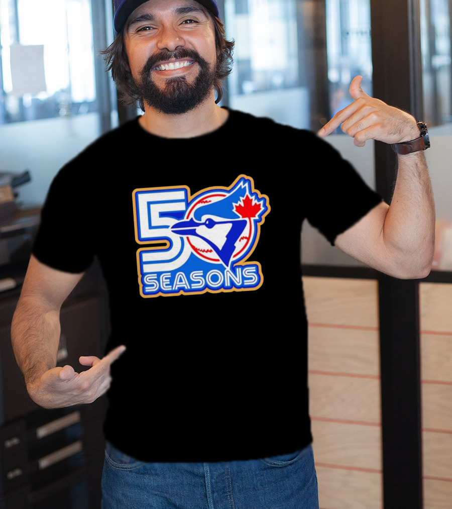 Blue Jays 50 Seasons Anniversary Celebration T-Shirt