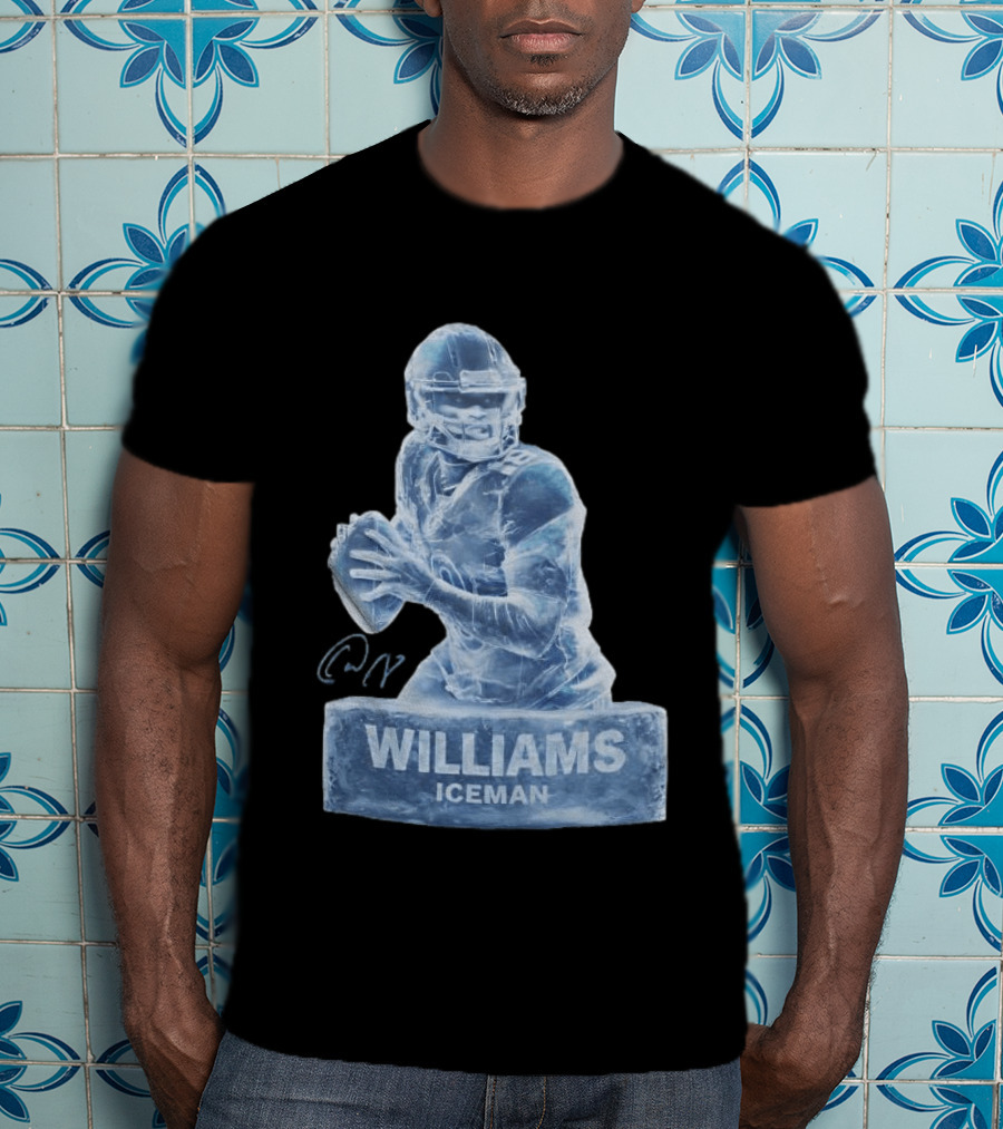 Williams Iceman Chicago Bears Sculpture T-Shirt