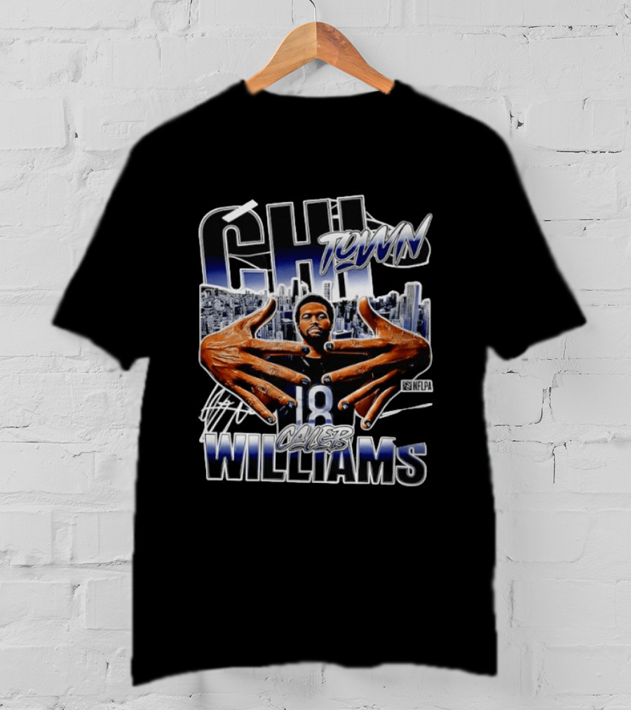 CHI Town Caleb Williams 18 NFLPA T-Shirt