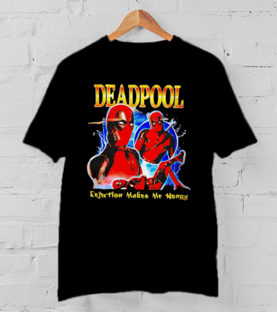 Deadpool Rejection Makes Me Hungry Bold Comic T-Shirt