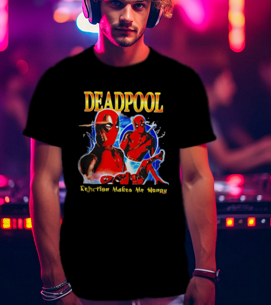 Deadpool Rejection Makes Me Hungry Bold Comic T-Shirt