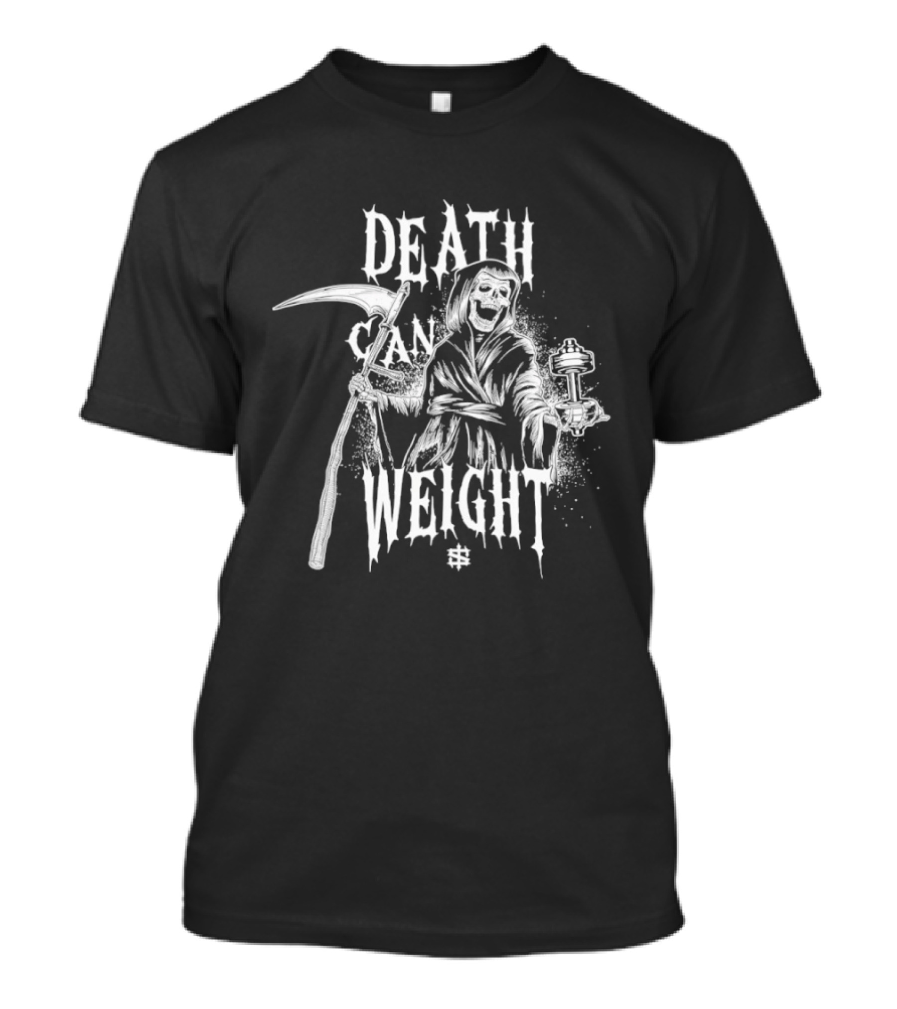Death Can Weight Grim Reaper Skeleton T-Shirt