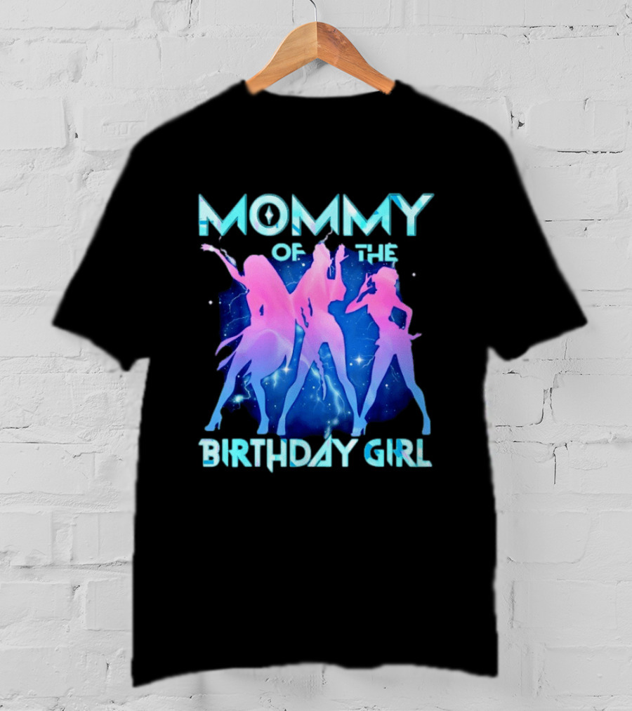 Mommy Of The Birthday Girl Kpop Family Matching Party T-Shirt