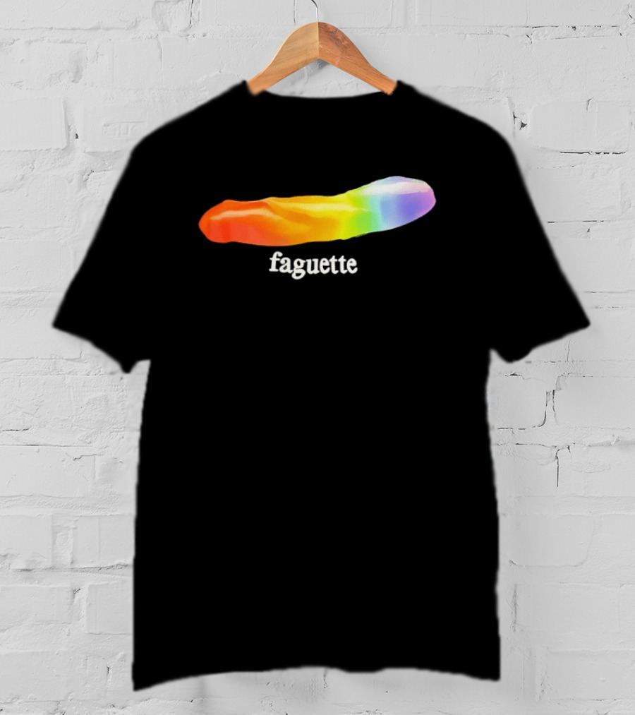 Faguette Rainbow LGBTQ Pride T-Shirt
