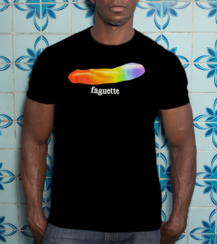 Faguette Rainbow LGBTQ Pride T-Shirt