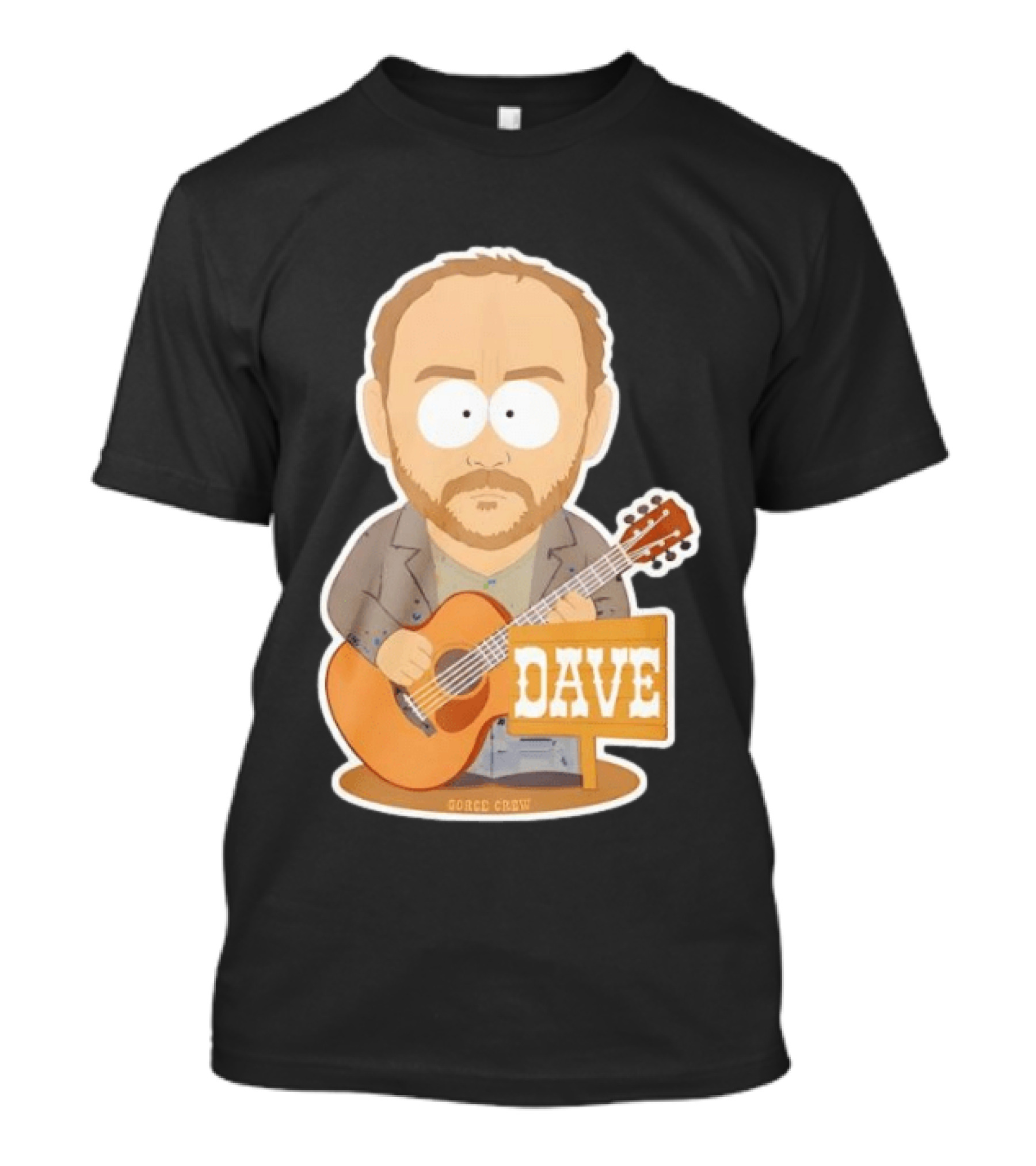 South Park Dave Matthews Band Gorge Crew 2025 Dave Guitar T-Shirt
