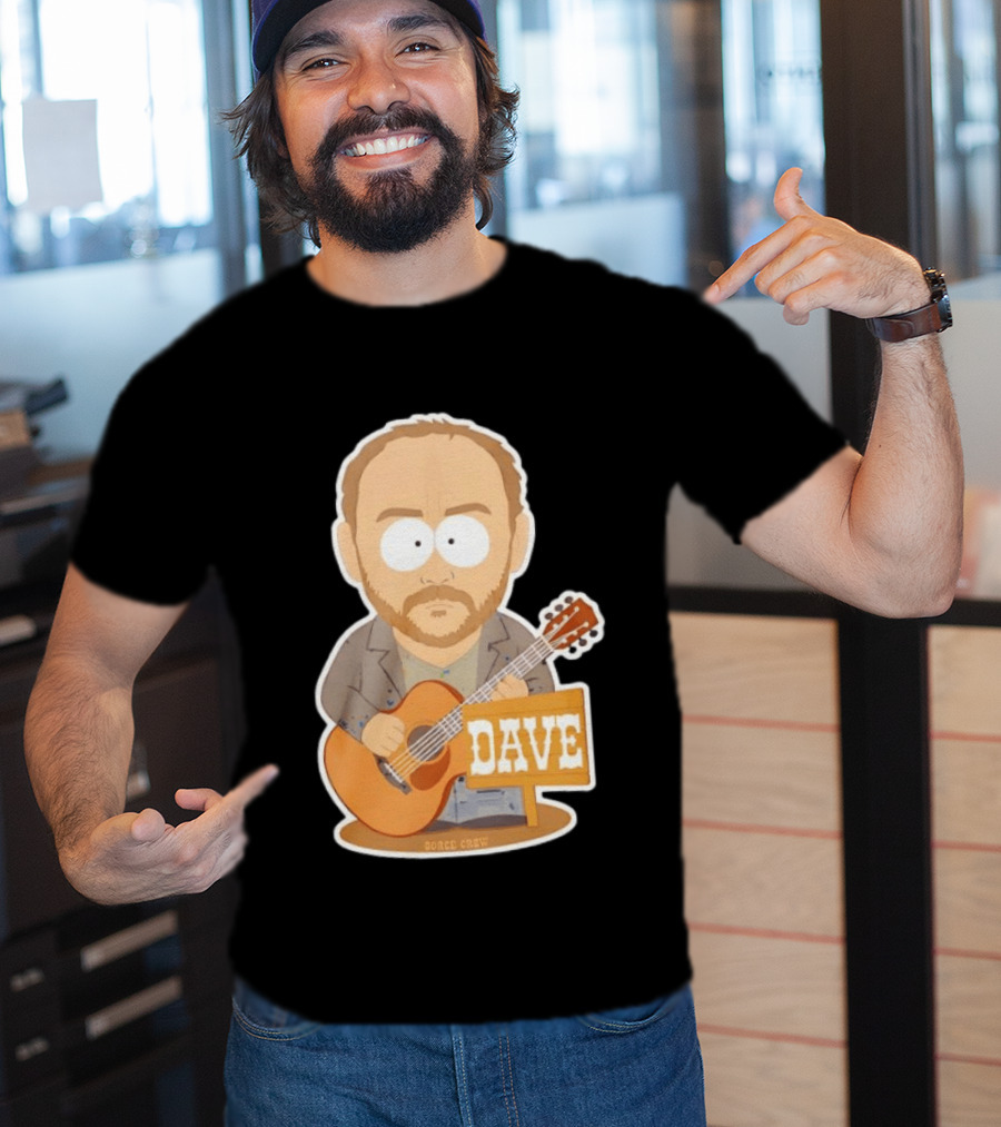South Park Dave Matthews Band Gorge Crew 2025 Dave Guitar T-Shirt