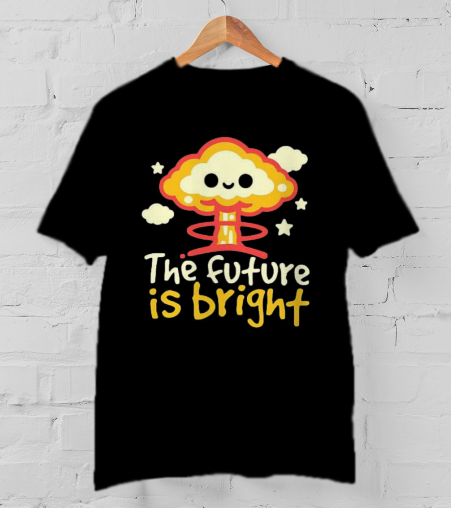 The Future Is Bright Cloud And Stars T-Shirt
