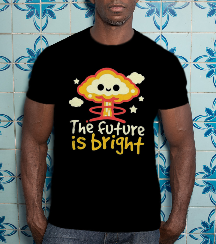 The Future Is Bright Cloud And Stars T-Shirt