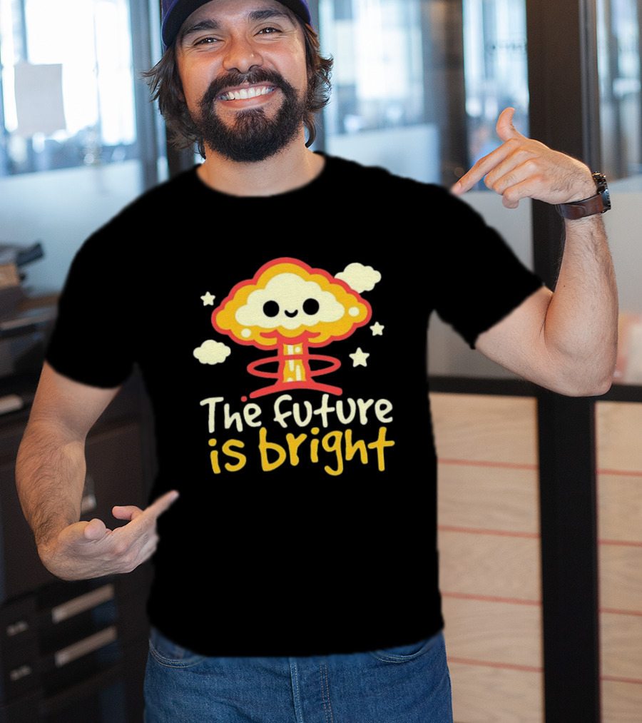 The Future Is Bright Cloud And Stars T-Shirt