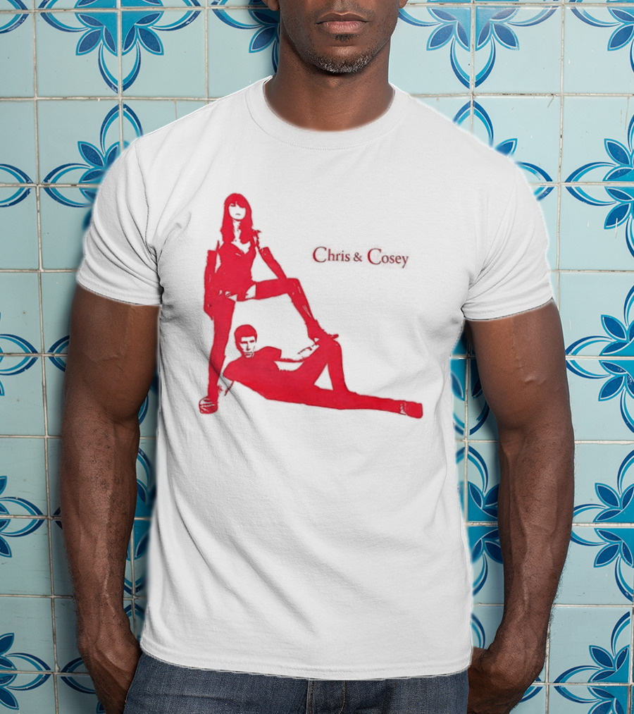 Chris And Cosey Red Silhouette Duo T-Shirt