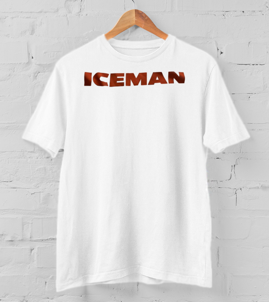 Iceman Quarterback Bold Lettering T-Shirt