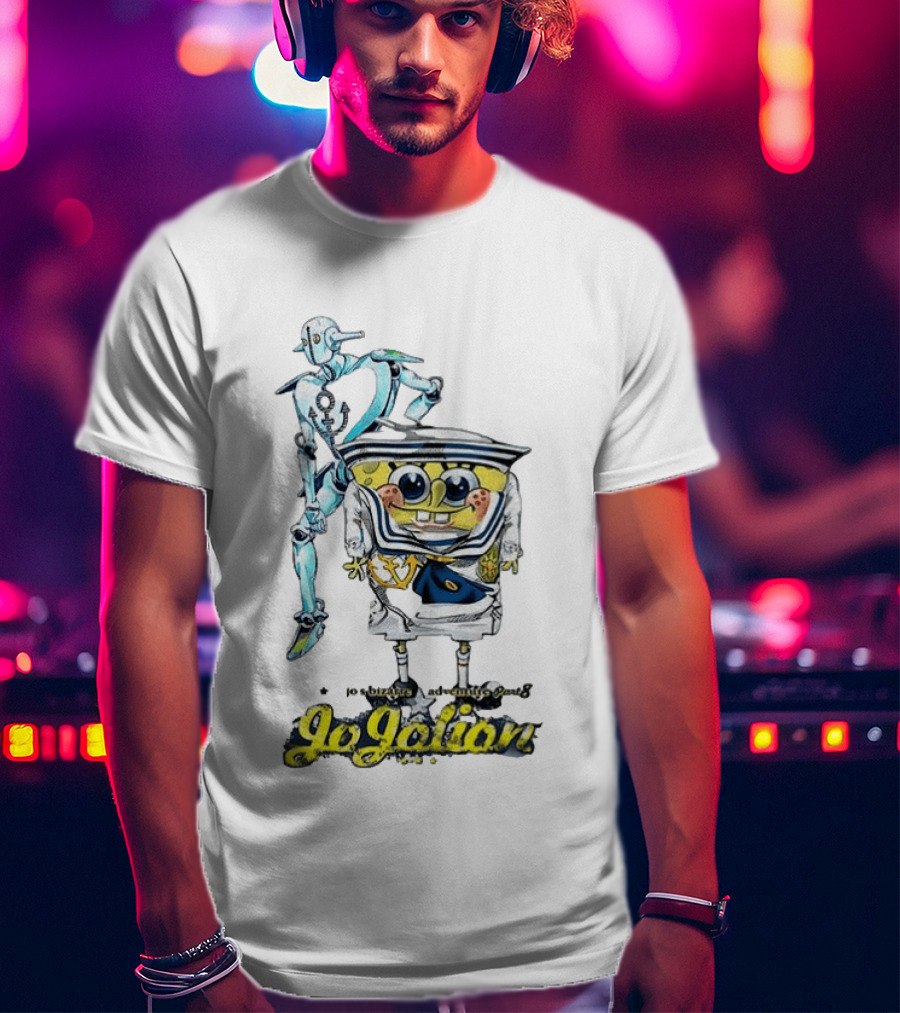 Jo Jolion JoJo's Bizarre Adventure Part 8 Spongebob T-Shirt