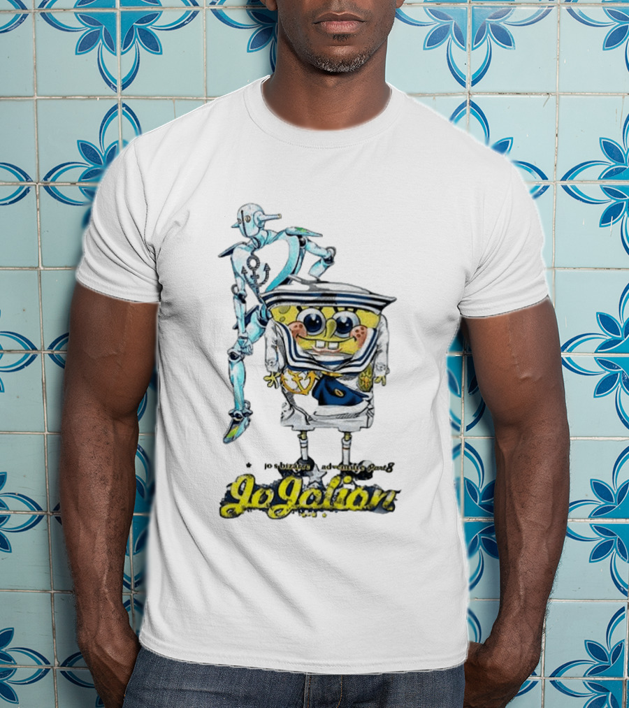Jo Jolion JoJo's Bizarre Adventure Part 8 Spongebob T-Shirt