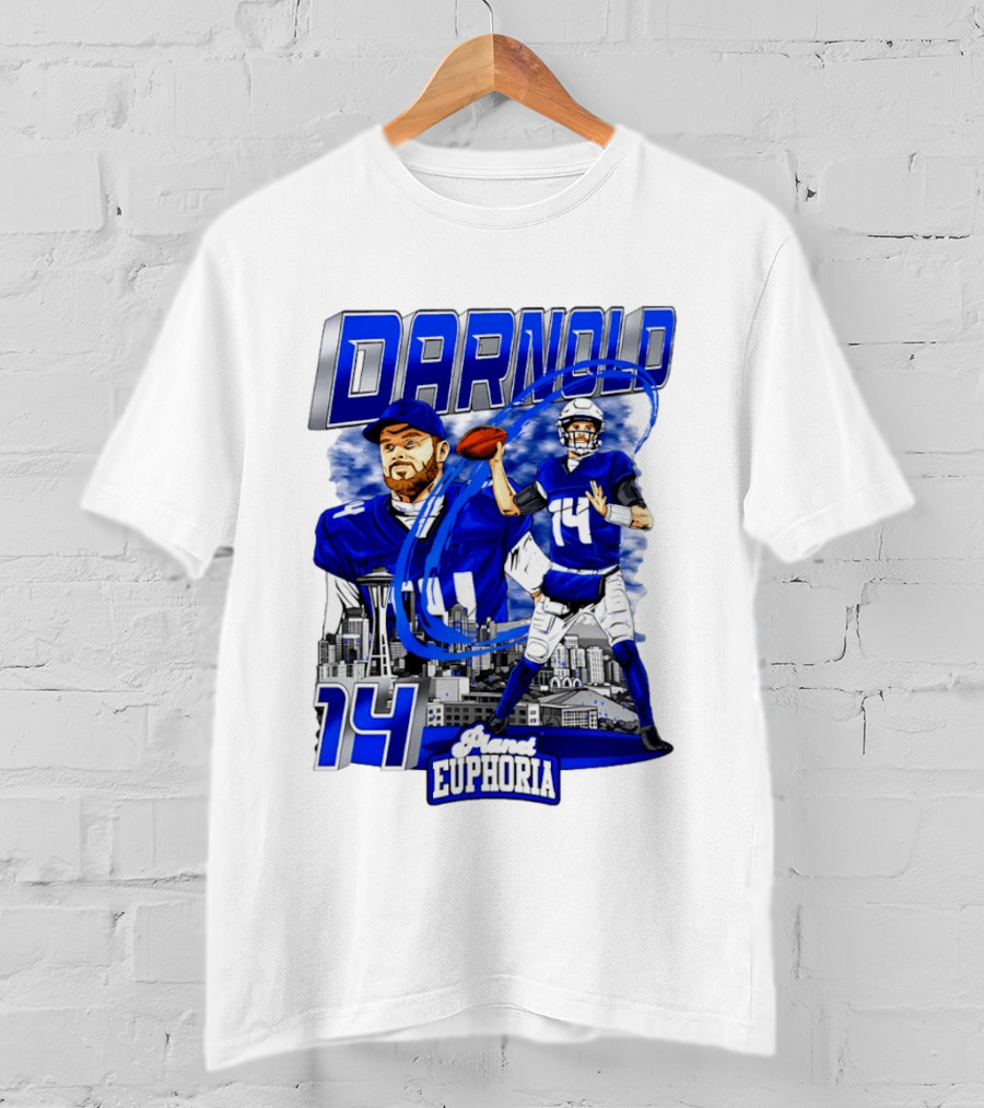 Darnold 14 Seattle Skyline Brand Euphoria T-Shirt