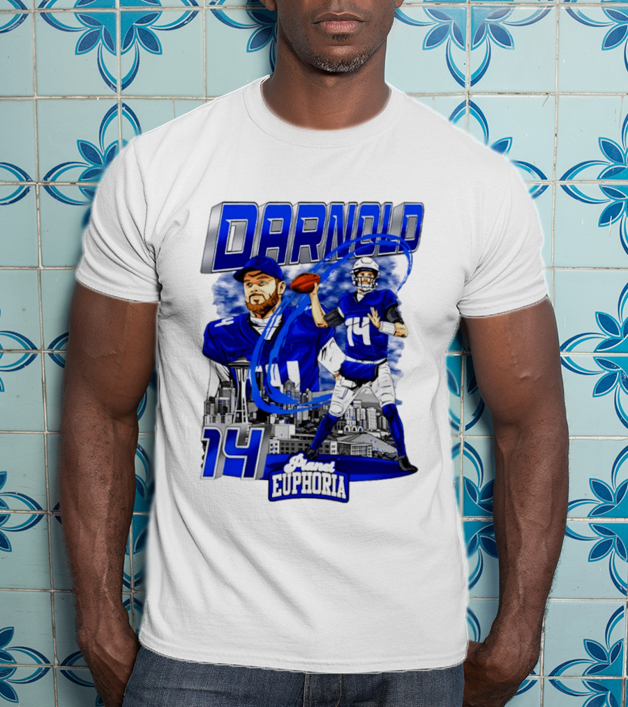 Darnold 14 Seattle Skyline Brand Euphoria T-Shirt