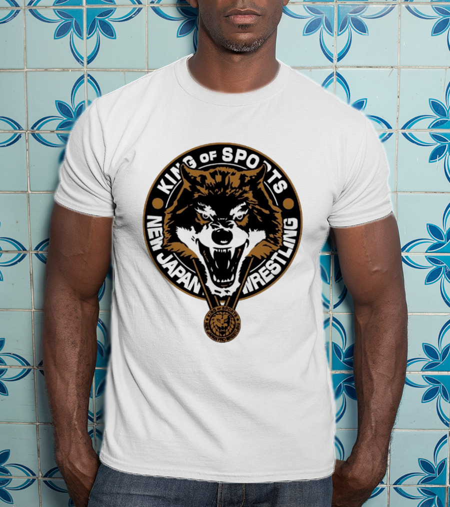 King Of Sports New Japan Pro Wrestling Wild Wolf T-Shirt