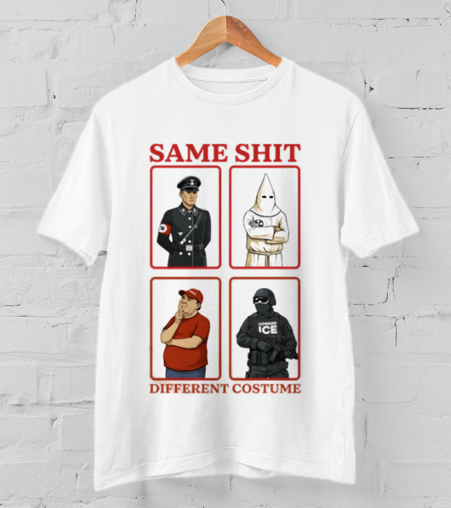 Same Shit Different Costume Anti Coward Ice T-Shirt