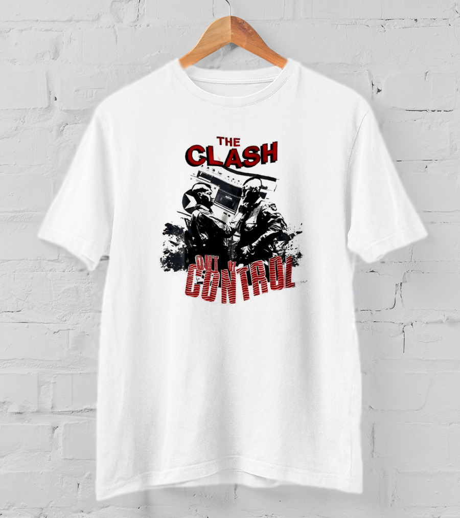 The Clash Out Of Control Riot Scene T-Shirt