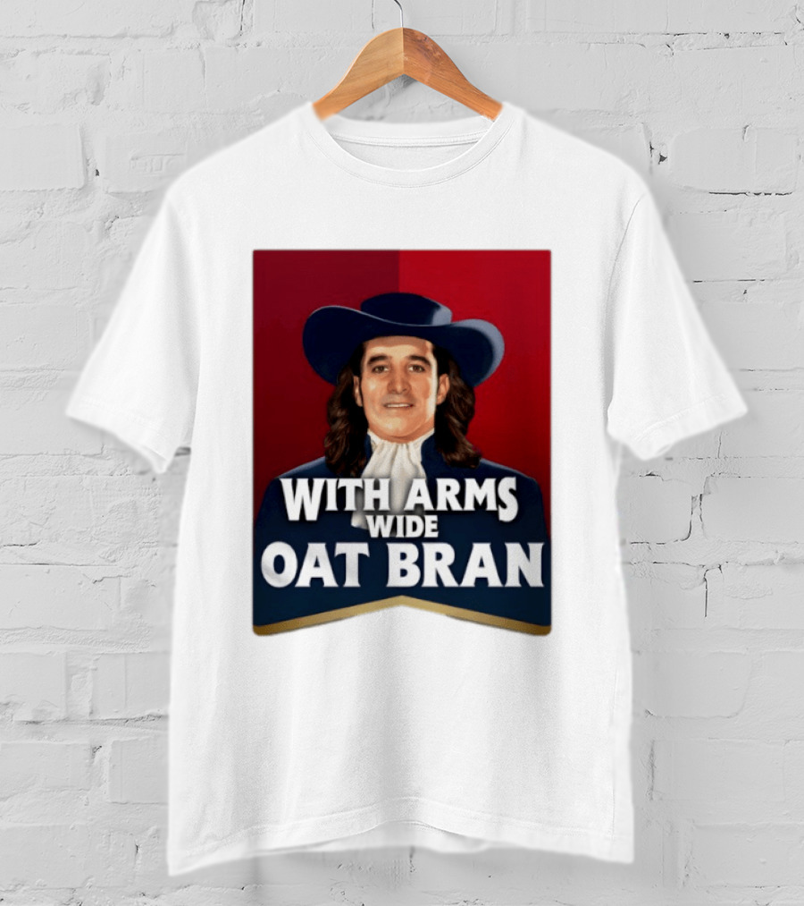 With Arms Wide Oat Bran Quaker T-Shirt