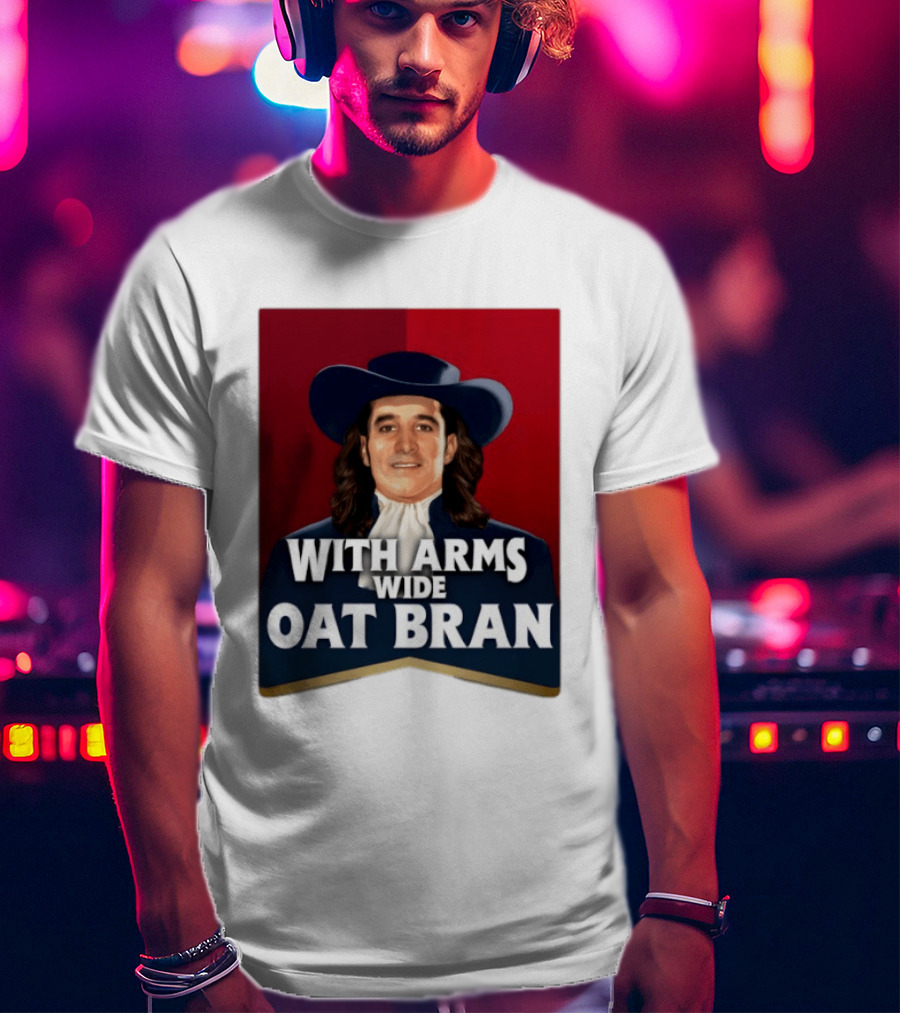 With Arms Wide Oat Bran Quaker T-Shirt