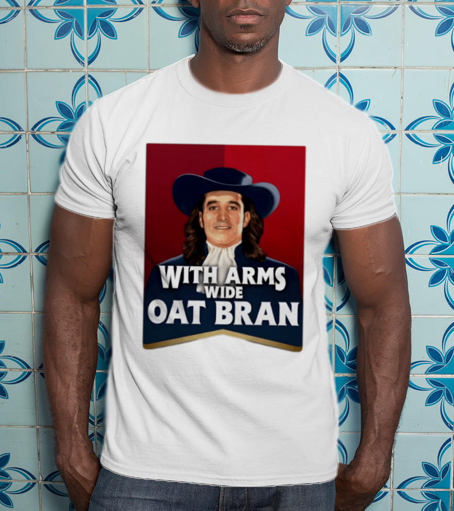 With Arms Wide Oat Bran Quaker T-Shirt