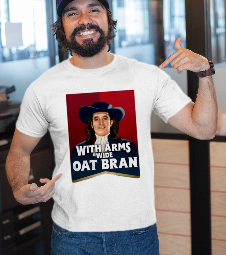 With Arms Wide Oat Bran Quaker T-Shirt