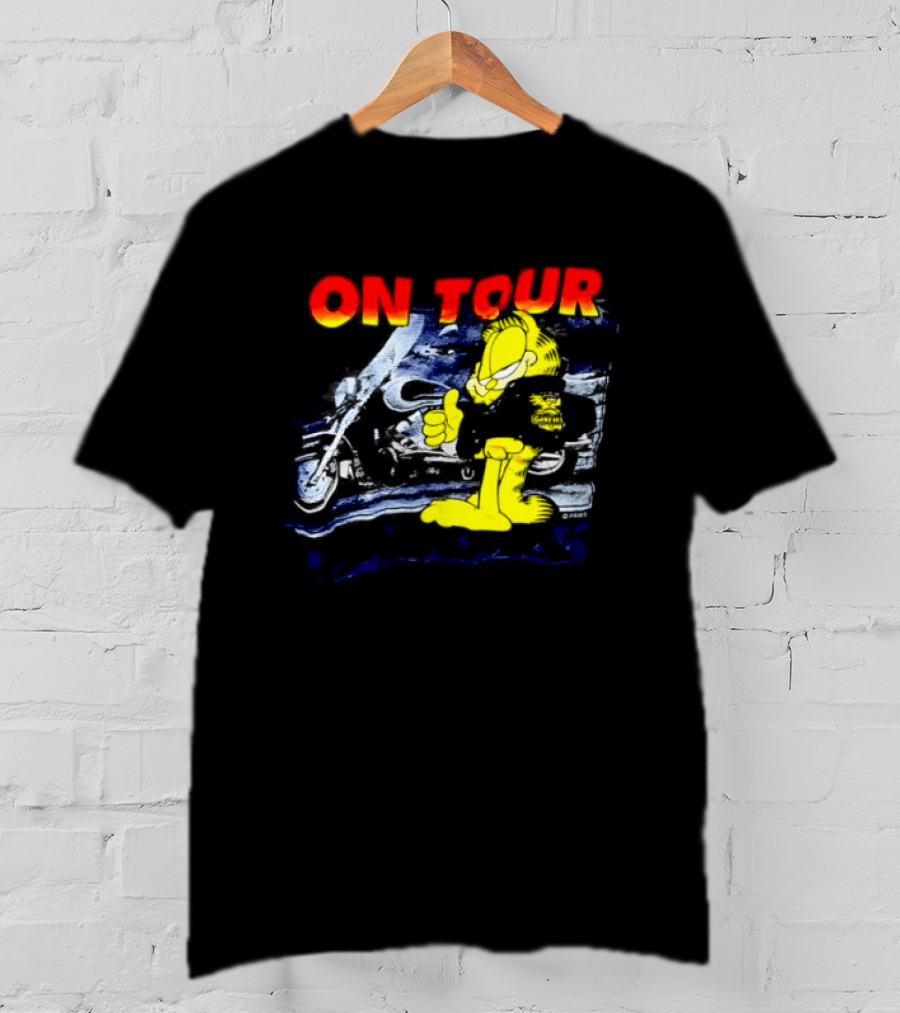 Garf On Tour Motorcycle Adventure T-Shirt