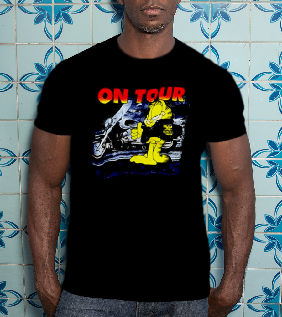 Garf On Tour Motorcycle Adventure T-Shirt