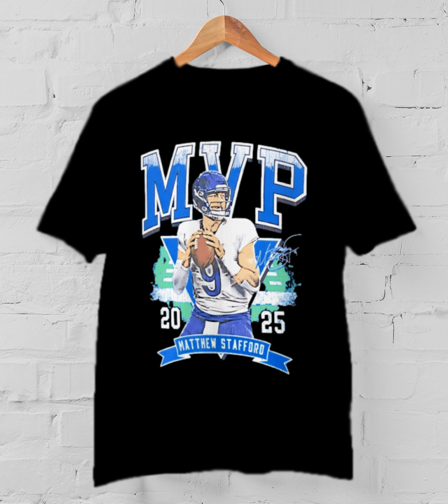 Matthew Stafford MVP 2025 Los Angeles Rams T-Shirt