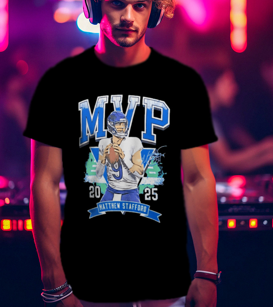 Matthew Stafford MVP 2025 Los Angeles Rams T-Shirt