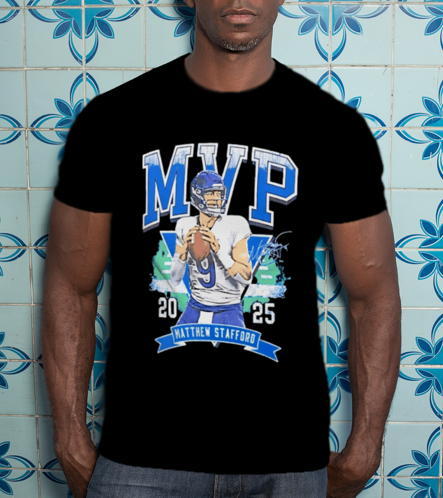 Matthew Stafford MVP 2025 Los Angeles Rams T-Shirt