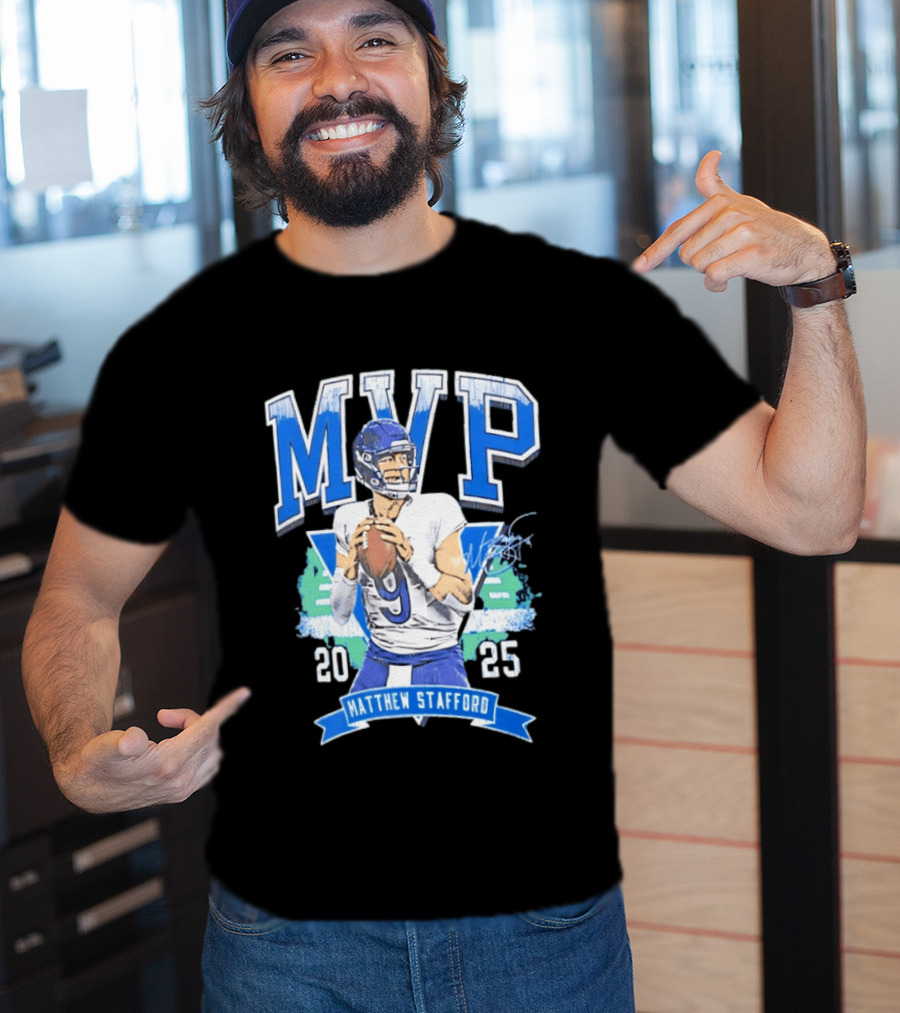 Matthew Stafford MVP 2025 Los Angeles Rams T-Shirt