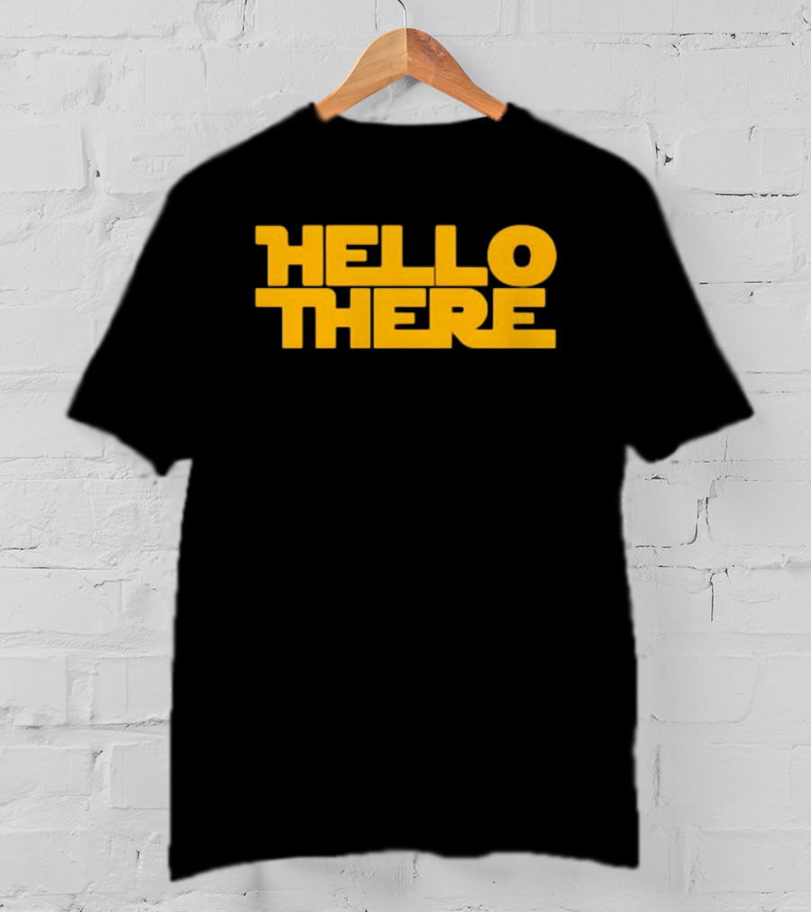 Hello There Obi Wan Kenobi Yellow T-Shirt