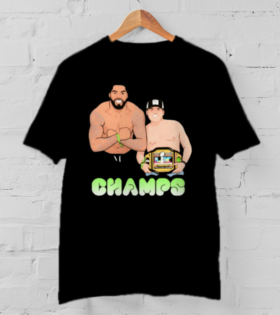 JS And Leo Celebrate Seattle Champs With Belt Champs T-Shirt