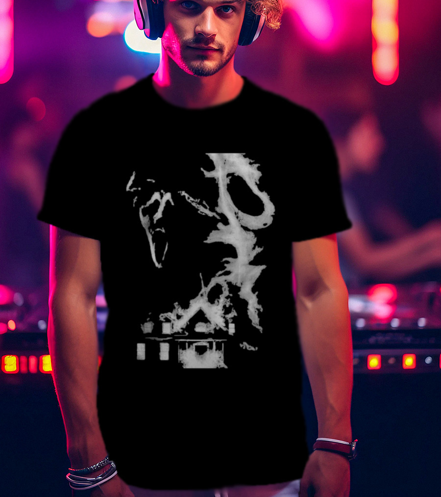 30th Anniversary Scream Kill Tour Texas Chainsaw Massacre Map T-Shirt