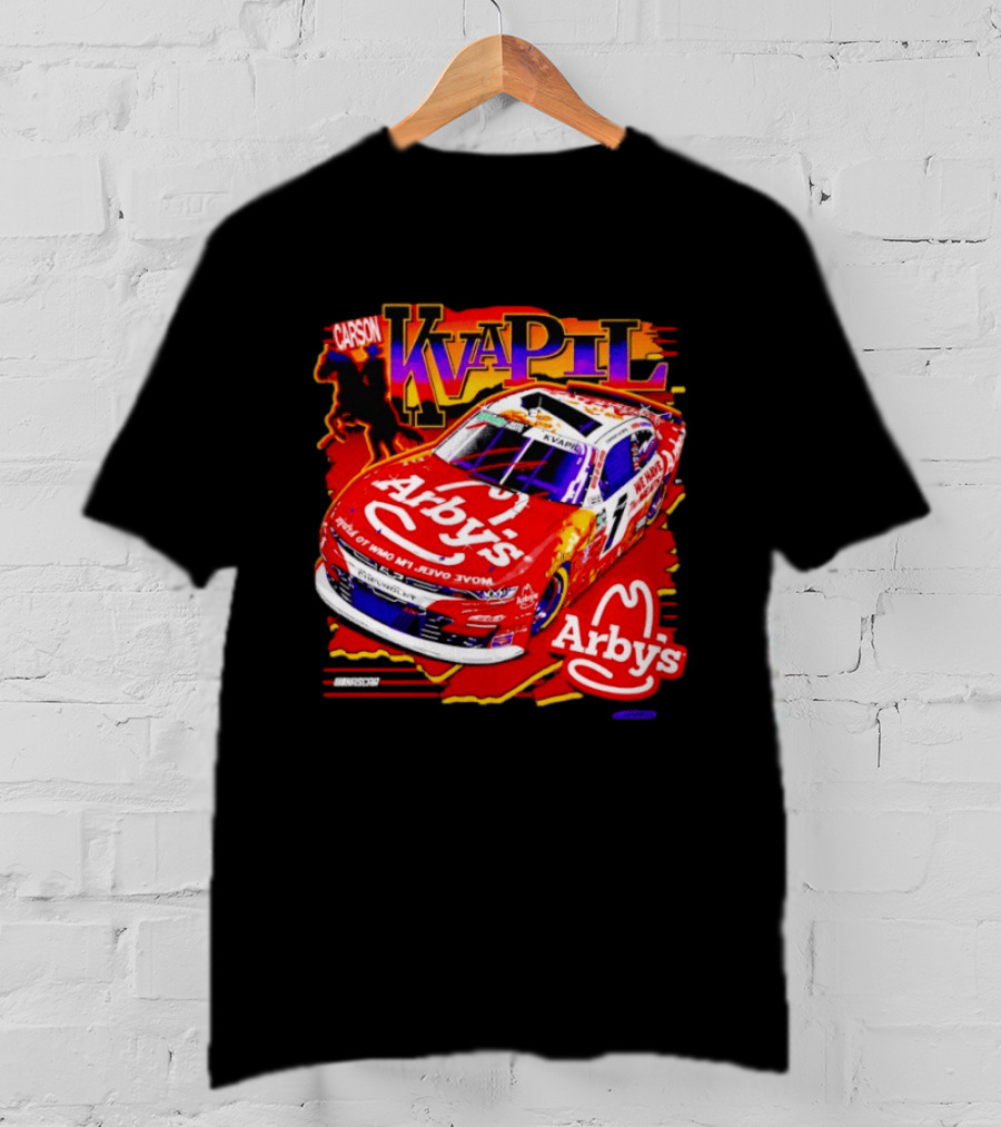 Carson Kvapil Arby's NASCAR Racing Car T-Shirt