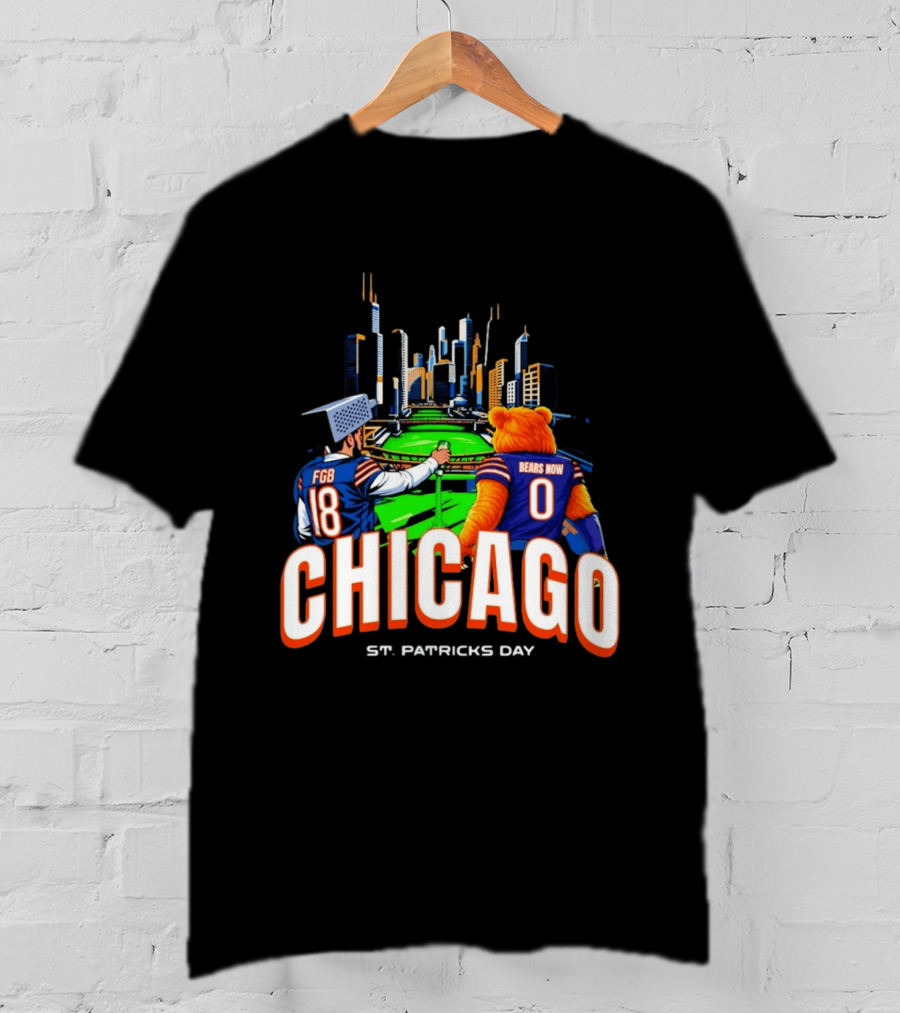 Chicago Bears St. Patricks Day Green River FGB Bears Now T-Shirt